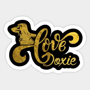 Dachshund dog  - Doxie Sticker